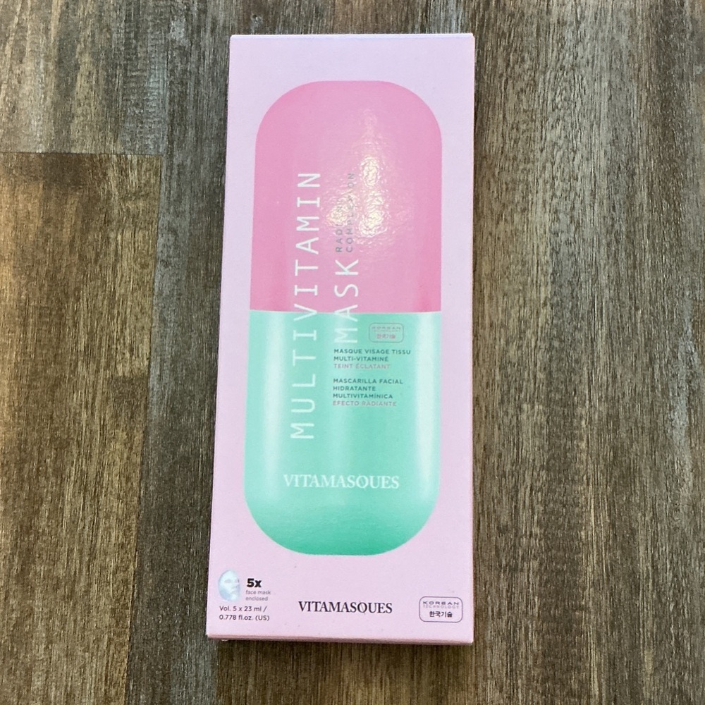 VITAMASQUES Multi Vitamin Facial Mask - Pink and Green